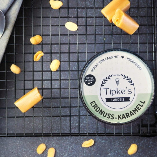 Erdnuss-Karamell Eis